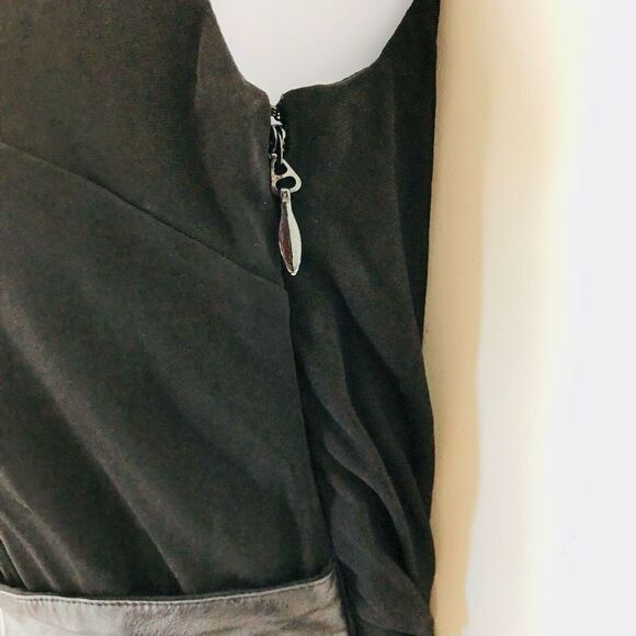 Bebe Faux Leather T-back Mini Dress - Picture 7 of 16